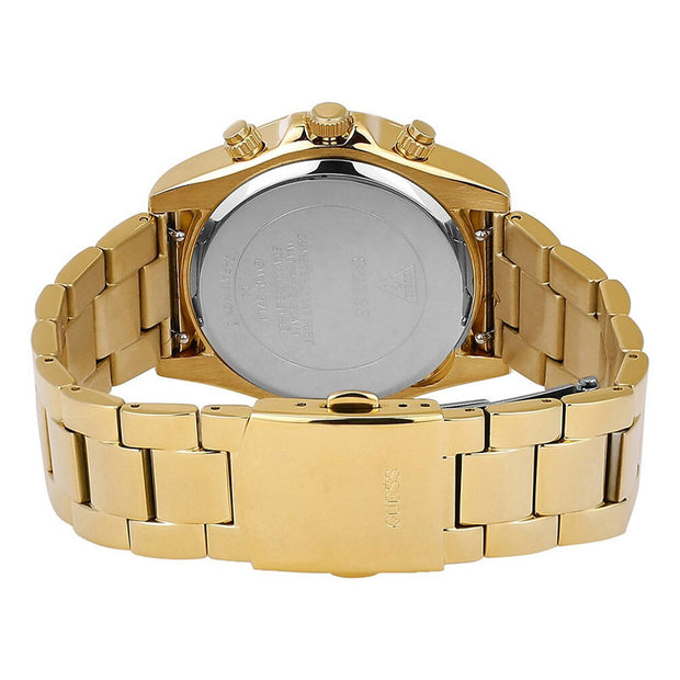 Guess Women’s Quartz Gold Stainless Steel White Dial 38mm Watch GW0457L1