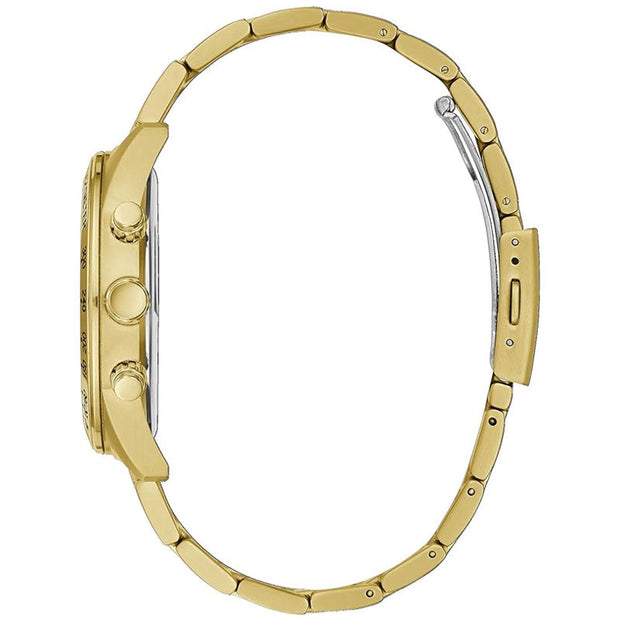 Guess Men’s Quartz Gold Stainless Steel Gold Dial 42mm Watch GW0329G3