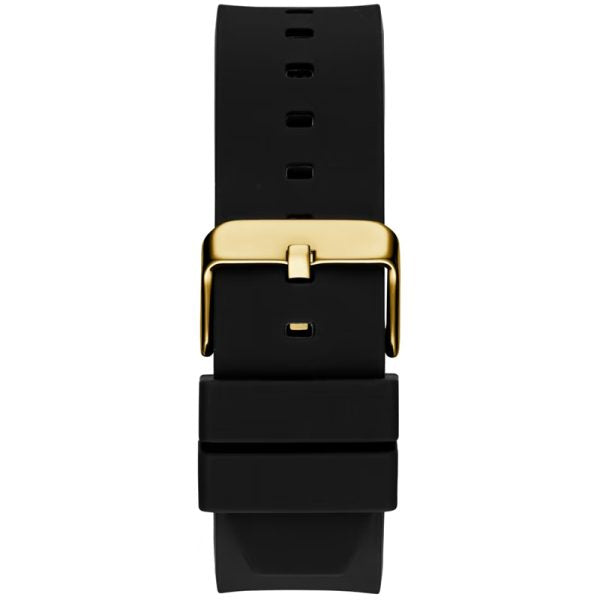 Guess Men’s Quartz Black Silicone Strap Black Dial 43mm Watch GW0569G2