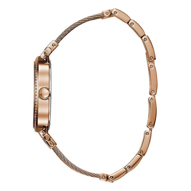 Guess Women’s Quartz Rose Gold Stainless Steel Rose Gold Dial 36mm Watch W0638L4