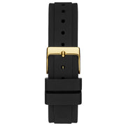 Guess Women’s Quartz Black Silicone Strap Multi Dial 37mm Watch GW0113L1