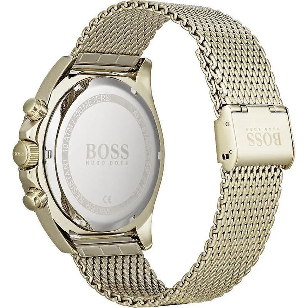 Hugo Boss Men’s Chronograph Quartz Stainless Steel Black Dial 48mm Watch 1513703