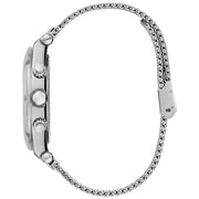 Guess Men’s Quartz Silver Stainless Steel Black Dial 44mm Watch GW0582G1