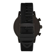 Emporio Armani Men’s Quartz Black Silicone Strap Black Dial 46mm Watch AR11024