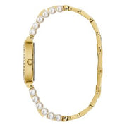Guess Women’s Quartz Two Tone Stainless Steel Champagne Dial 30mm Bracelet Watch GW0531L2