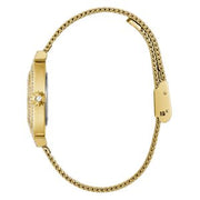 Guess Women’s Quartz Gold Stainless Steel Gold Dial 32mm Watch GW0550L2