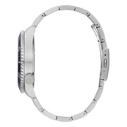 Guess Men’s Quartz Silver Stainless Steel Black Dial 45mm Watch GW0488G1