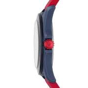 Emporio Armani Men’s Quartz Silicone Strap Red Dial 44mm Watch AR11219