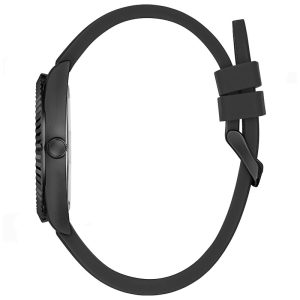 Guess Men’s Quartz Black Silicone Strap Black Dial 42mm Watch GW0335G1