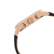 Guess Men’s Quartz Brown Leather Strap Brown Dial 46mm Watch W0500G3