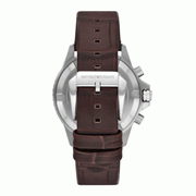 Emporio Armani Men’s Quartz Brown Leather Strap Brown Dial 43mm Watch AR11486