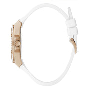 Guess Women’s Quartz White Silicone Strap White Dial 39mm Watch GW0118L4