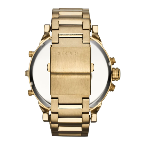 Diesel Men’s Quartz Gold Stainless Steel Gold Dial 57mm (Four Time zone) Watch DZ7399