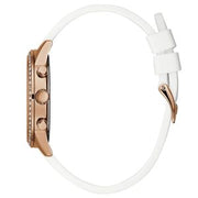 Guess Women’s Quartz White Silicone Strap White Dial 40mm Watch W1135L1