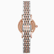 Emporio Armani Women’s Analog Stainless Steel Pink Dial 28mm Watch AR11223