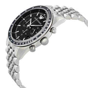 Emporio Armani Men’s Chronograph Quartz Stainless Steel Black Dial 46mm Watch AR5988
