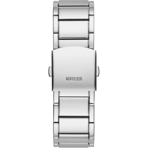 Guess Men’s Quartz Silver Stainless Steel Silver Dial 43mm Watch GW0094G1