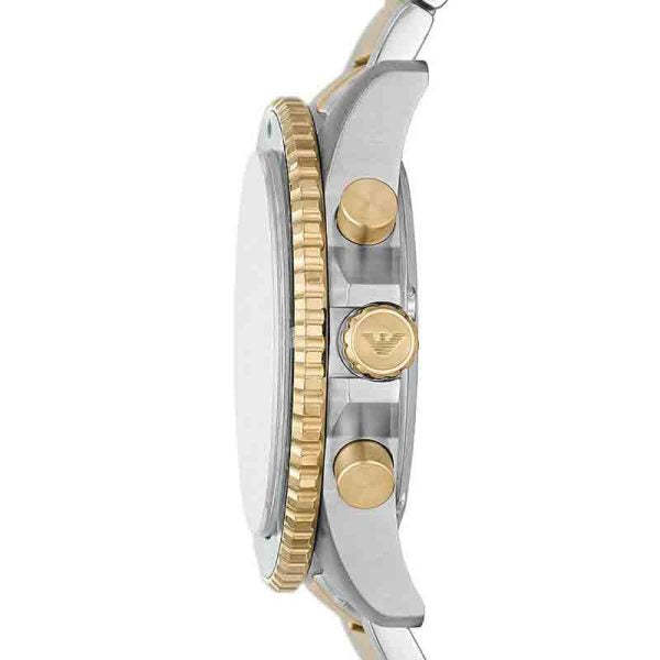 Emporio Armani Men’s Quartz Stainless Steel Green Dial 43mm Watch AR11361
