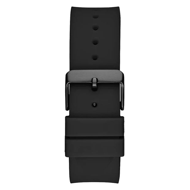 Guess Men’s Quartz Black Silicone Strap Black Dial 47mm Watch GW0208G5