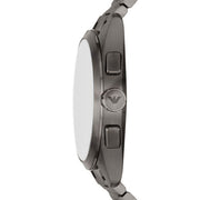 Emporio Armani Men’s Quartz Grey Stainless Steel Blue Dial 42mm Watch AR11481