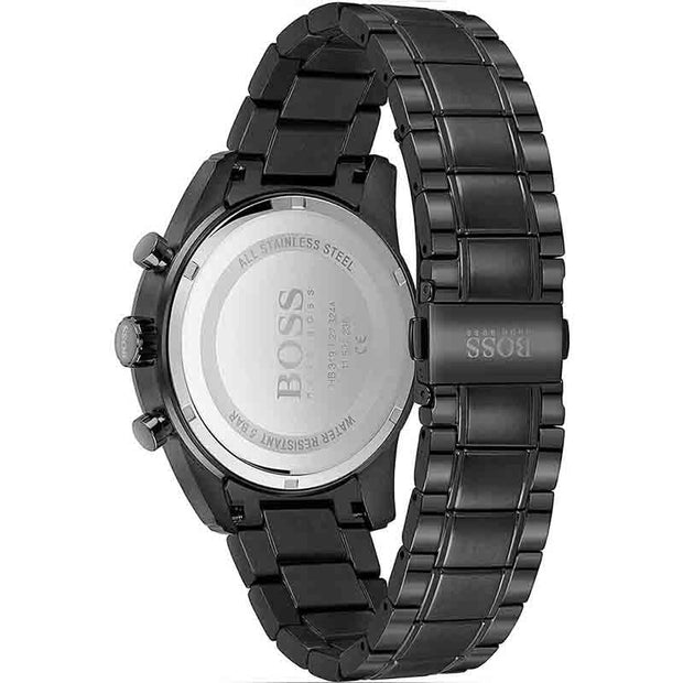 Hugo Boss Men’s Quartz Stainless Steel Black Dial 44mm Watch 1513785