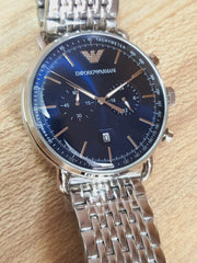 Emporio Armani Men’s Chronograph Stainless Steel 43mm Watch AR11238