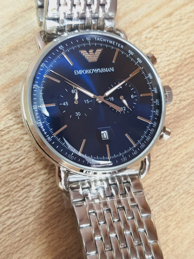 Emporio Armani Men’s Chronograph Stainless Steel 43mm Watch AR11238
