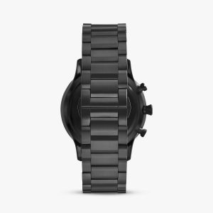 Emporio Armani Men’s Quartz Stainless Steel Black Dial 43mm Watch AR11349