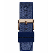 Guess Women’s Quartz Blue Silicone Strap Blue Dial 40mm Watch GW0620L3