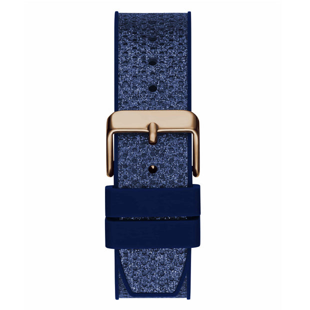 Guess Women’s Quartz Blue Silicone Strap Blue Dial 40mm Watch GW0620L3