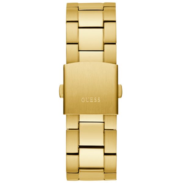Guess Men’s Quartz Gold Stainless Steel Black Dial 46mm Watch GW0539G2