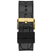 Guess Men’s Quartz Black Hybrid Strap Green Dial 46mm Watch GW0492G3
