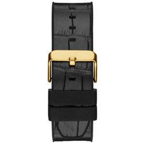 Guess Men’s Quartz Black Hybrid Strap Green Dial 46mm Watch GW0492G3