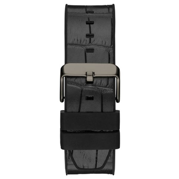 Guess Men’s Quartz Black Hybrid Strap Black Dial 46mm Watch GW0492G1