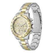 Hugo Boss Women’s Quartz Two Tone Stainless Steel Beige Dial 38mm Watch 1502618