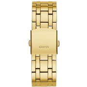 Guess Men’s Quartz Gold Stainless Steel Black Dial 44mm Watch GW0455G2