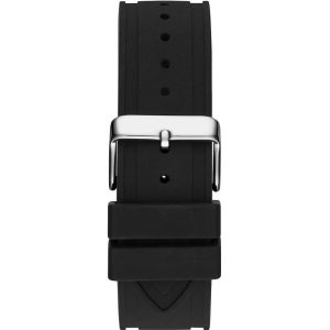 Guess Men’s Quartz Black Silicone Strap Black Dial 44mm Watch GW0518G1