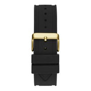 Guess Men’s Quartz Black Silicone Strap Black Dial 44mm Watch GW0518G2