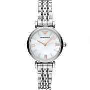 Emporio Armani Women’s Stainless Steel Mother of Pearl Dial 32mm Watch AR11204
