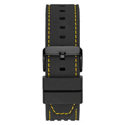 Guess Men’s Quartz Black Silicone Strap Black Dial 42mm Watch GW0499G2