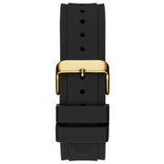 Guess Men’s Quartz Black Silicone Strap Black Dial 45mm Watch W1049G5