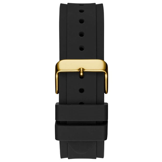 Guess Men’s Quartz Black Silicone Strap Black Dial 45mm Watch W1049G5