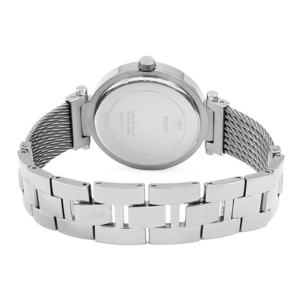 Guess Women’s Quartz Silver Stainless Steel Silver Dial 36mm Watch W0638L1