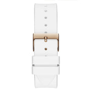 Guess Women’s Quartz White Silicone Strap White Dial 39mm Watch GW0118L4