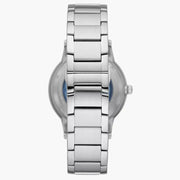 Emporio Armani Men’s Automatic Silver Stainless Steel Blue Dial 43mm Watch AR60037