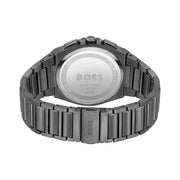 Hugo Boss Men’s Quartz Grey Stainless Steel Green Dial 44mm Watch 1514045