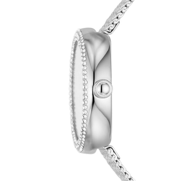 Emporio Armani Women’s Quartz Silver Stainless Steel Mother Of Pearl Dial 30mm Watch AR11380