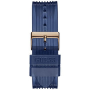 Guess Men’s Quartz Blue Silicone Strap Blue Dial 46mm Watch GW0425G3