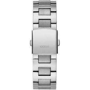 Guess Men’s Quartz Silver Stainless Steel Blue Dial 46mm Watch GW0489G1
