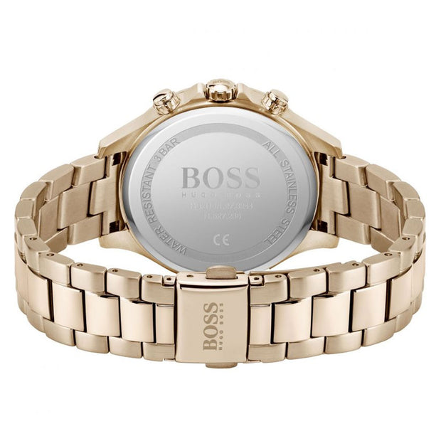 Hugo Boss Women’s Quartz Gold Stainless Steel Blue Dial 38mm Watch 1502566